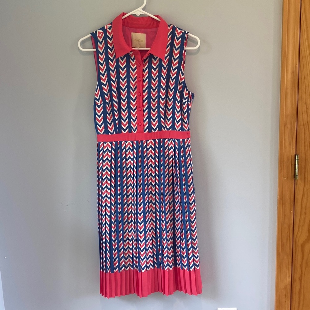 ModCloth pleated shirt dress